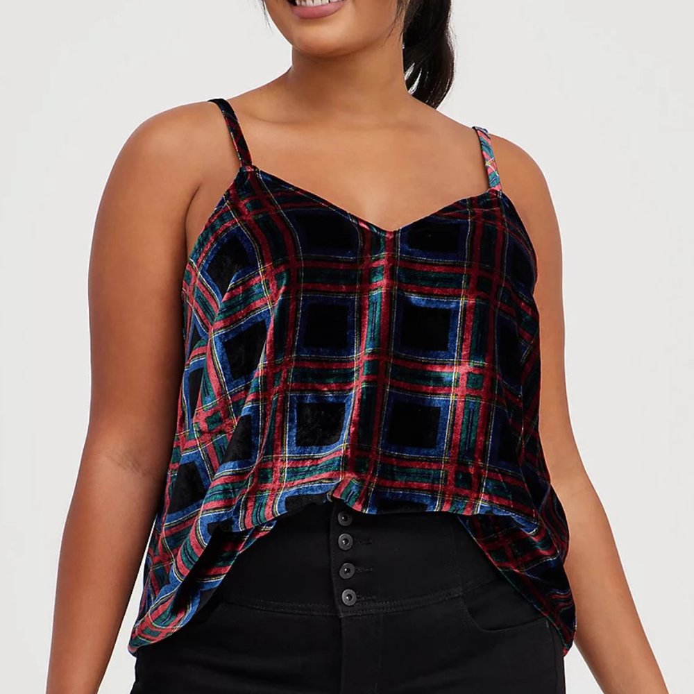Sophie Velvet Swing Cami